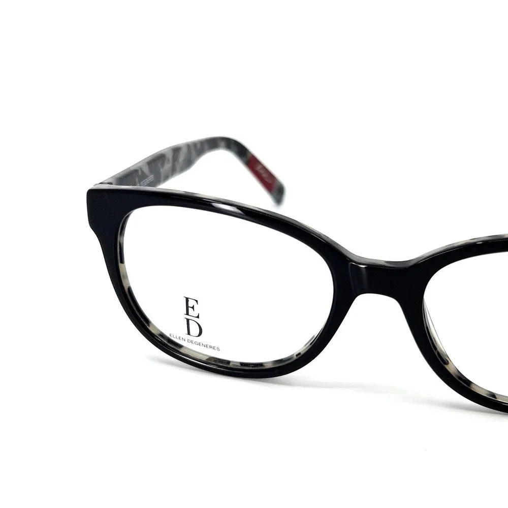 ELLEN DEGENERES Eyeglasses O-04 BLKTT NEW!!!